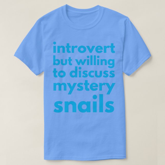 Mystery Snails T-Shirt (Design Front)