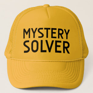 MYSTERY SOLVER fun slogan hat
