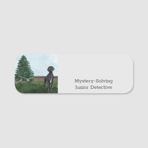Mystery_Solving Junior Detective name badge