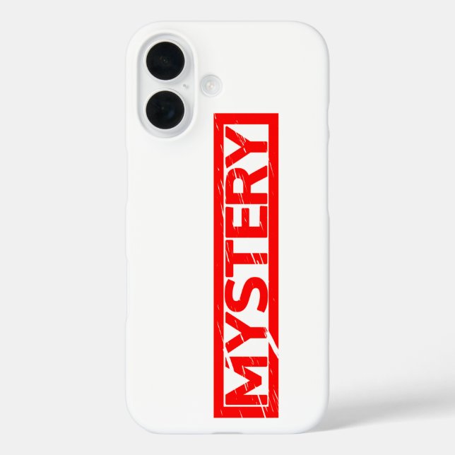 Mystery Stamp Case-Mate iPhone Case (Back)