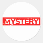 Mystery Stamp Classic Round Sticker