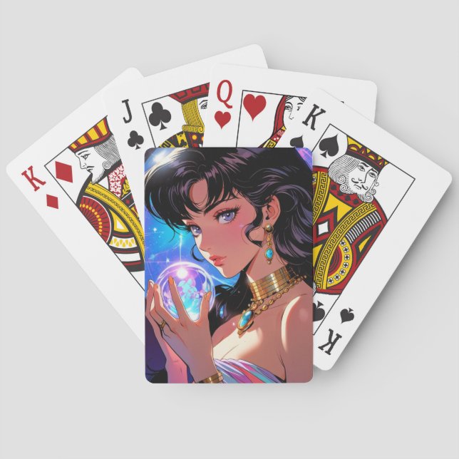 Mystic Anime Playing Cards (Back)