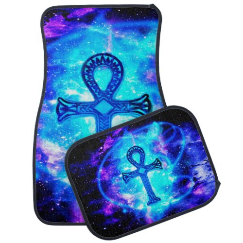 Mystic Ankh Car Floor Mat