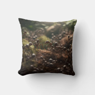 Mystic Ant Hill Throw Pillow