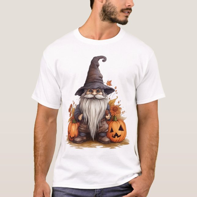 Mystic Autumn Gnome T-Shirt (Front)