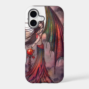 Mystic Autumn Gothic Fairy Vampire Fantasy Art iPhone 17 Case