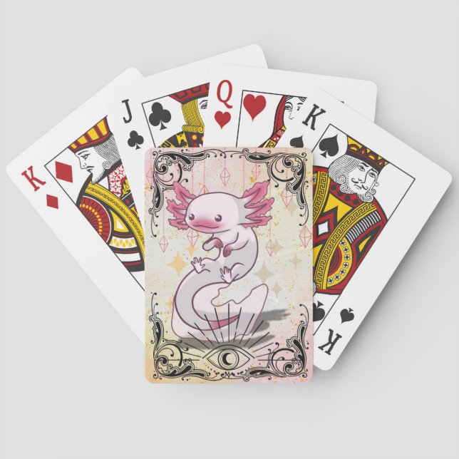 Mystic Axolotl  Poker Cards (Back)