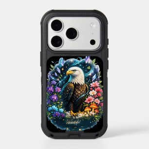 Mystic Bald Eagle Galaxy Floral iPhone 17 otterbox Pro Case