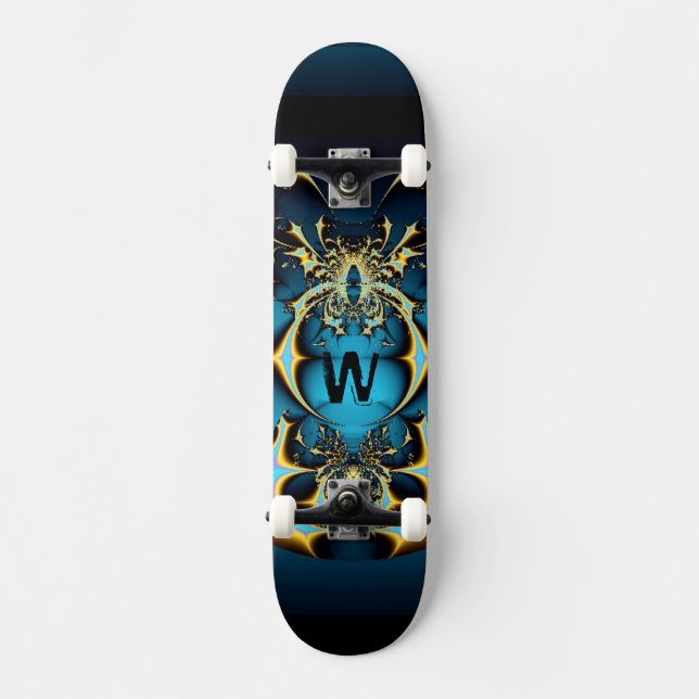 Mystic Ball Monogram Skateboard Deck (Front)