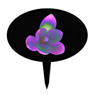 Mystic Beauty Crocus Flower Cake Pick
