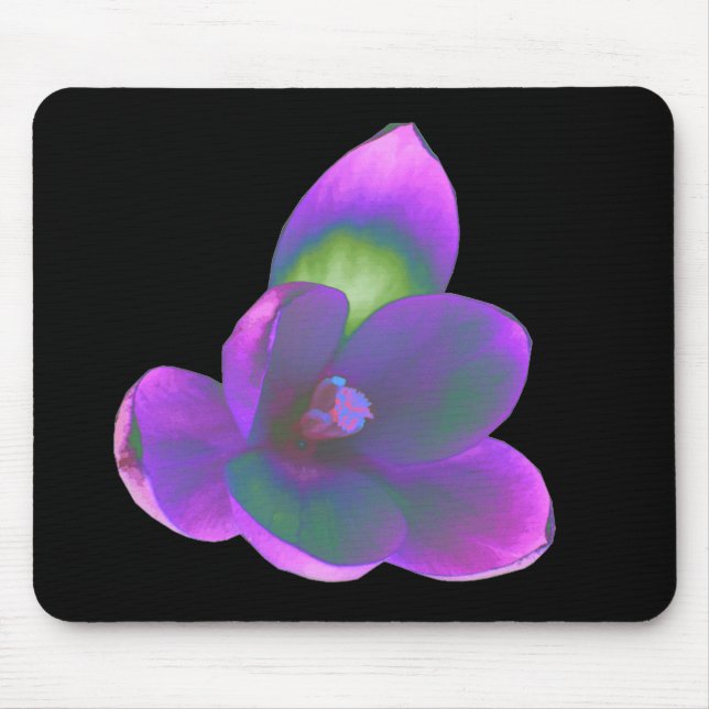 Mystic Beauty Crocus Flower Mousepad (Front)