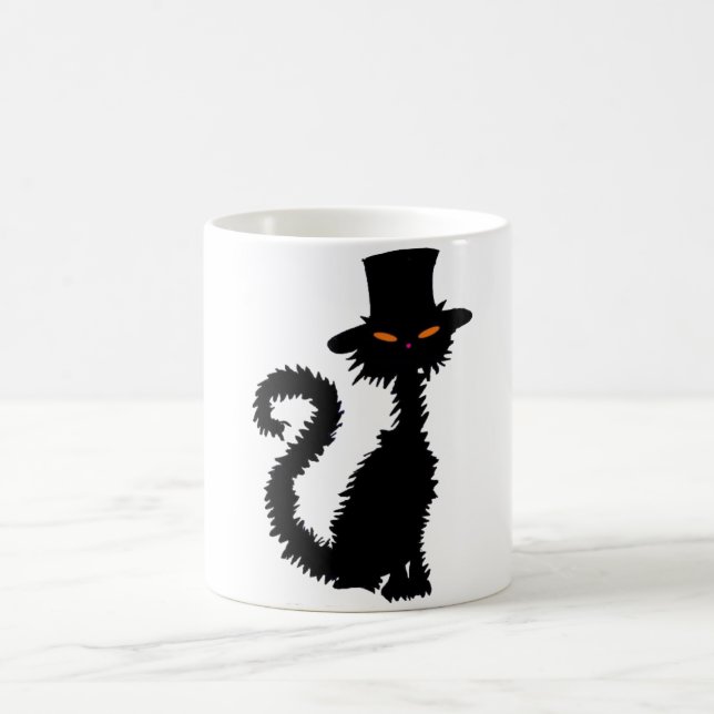 Mystic Black Cat Mug (Center)
