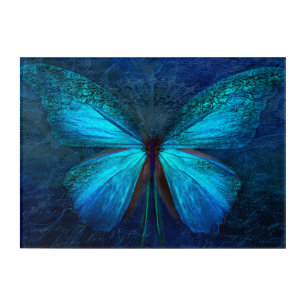 Mystic Blue Butterfly Acrylic Print