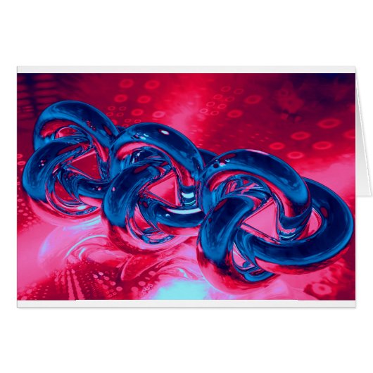 Mystic blue rings cards (Front Horizontal)