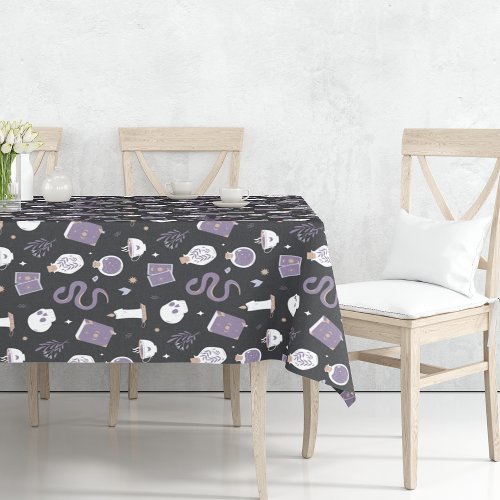 Mystic Boho Crystal Halloween Tablecloth