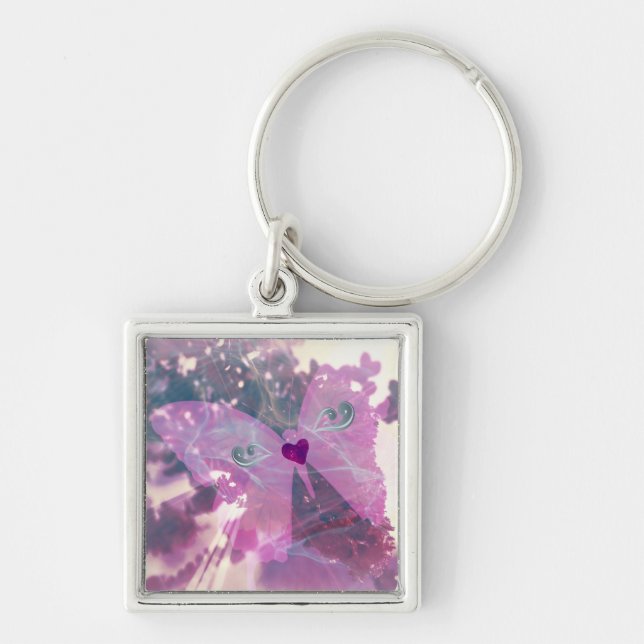 Mystic Butterfly Keychain (Front)