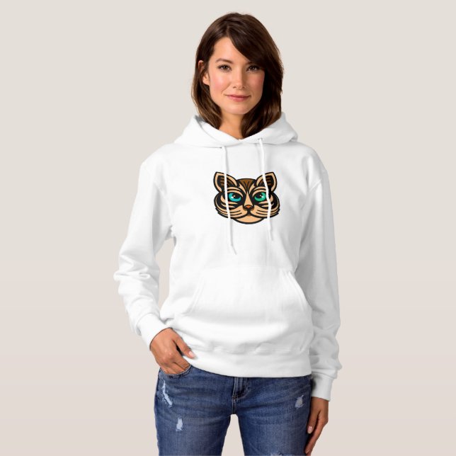 Mystic Cat Eyes Women’s Hoodie Art (Front Full)