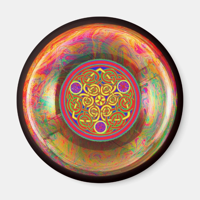 Mystic Celtic Knot Magnet (Front)