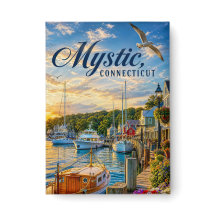 Mystic, Connecticut Harbor Sunset