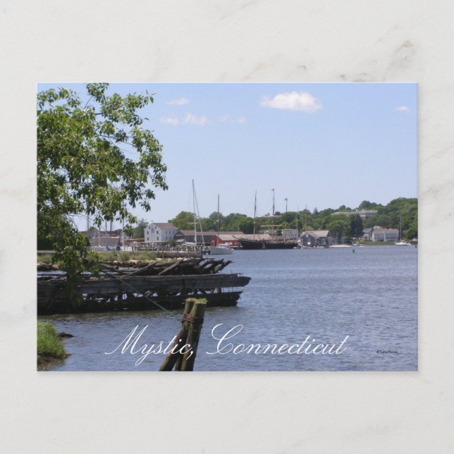 Mystic, Connecticut Postcard (Front)