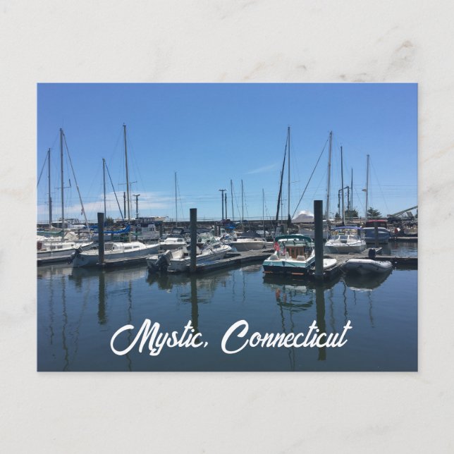 Mystic, Connecticut Postcard (Front)