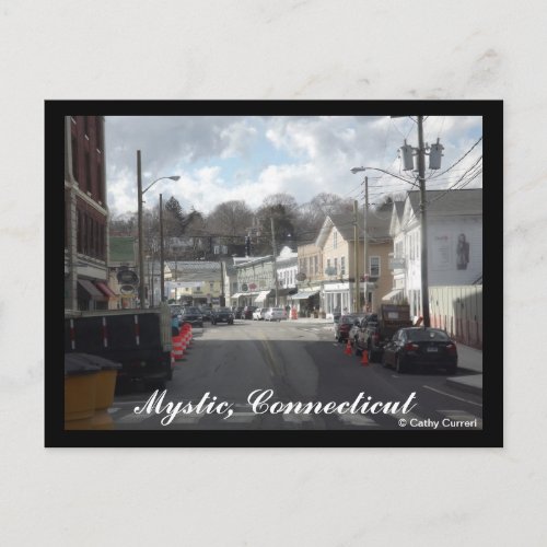 Mystic Connecticut Postcard