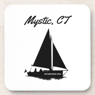 Mystic CT Beverage Coaster