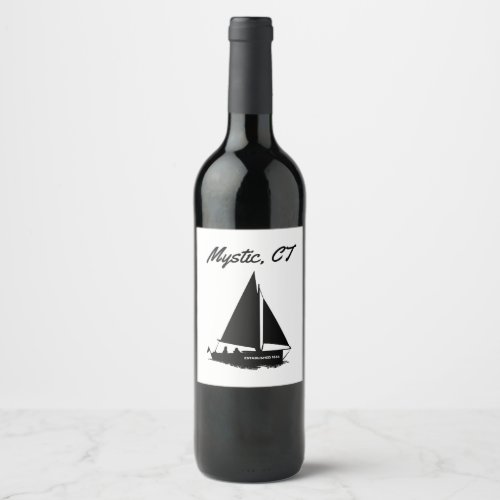 Mystic CT Wine Label