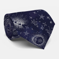 Mystic design vintage style. Eye, moon, stars