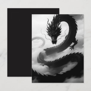 Mystic Dragon Ancient moon Postcard Got
