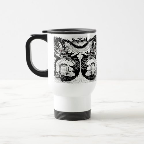 Mystic Dragon Art Travel Mug