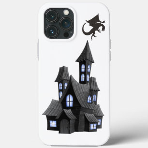 Mystic Dragon Castle Night House iPhone 13 Pro Max Case