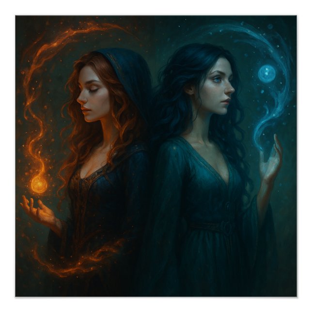Mystic Duality Glossy Poster (Front)