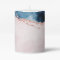Mystic Elegance | Teal Blue and Rose Gold Agate