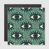 "Mystic Emerald Eyes" - Psychedelic Swirl Seamless (Front/Back)