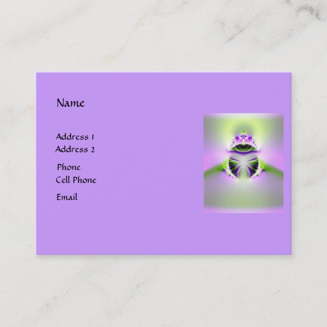 Mystic Eye Business Card (Front)