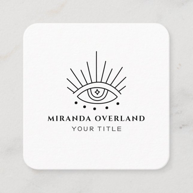 Mystic Eye Logo  Business Card (Front)