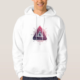 Mystic Eye Sacred Geometry Spiritual Symbol Art Hoodie