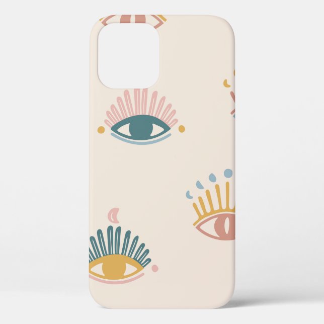 Mystic eyes seamless pattern,mystical background,m Case-Mate iPhone case (Back)