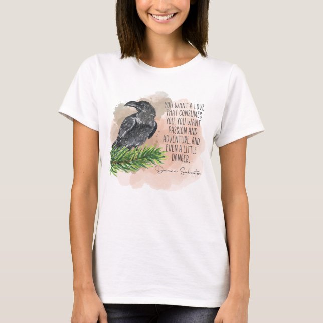 Mystic Falls Damon Salvatore Quote Shirt (Front)