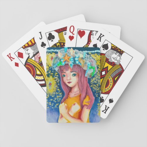 Mystic Firefly Beach Playing Cards