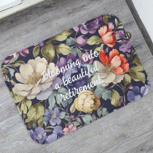 Mystic Flowers Custom Retirement Gifts for Her Mom Bath Mat