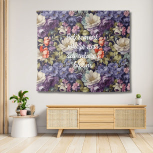 Mystic Flowers Custom Retirement Gifts for Her Mom Tapestry