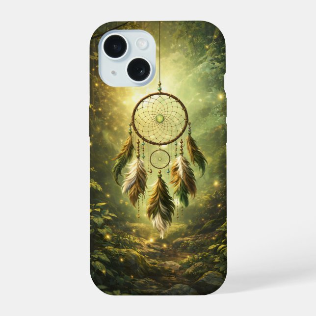 Mystic Forest Dreamcatcher Phone Case (Back)