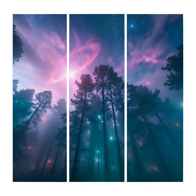 Mystic Forest Fantasy Triptych (Front)