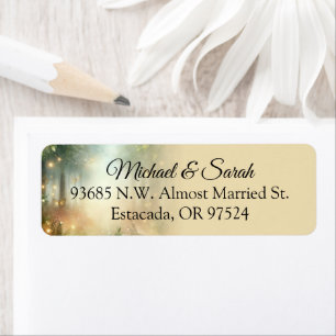 Mystic Forest Meadow Magic Honey Return Address Label