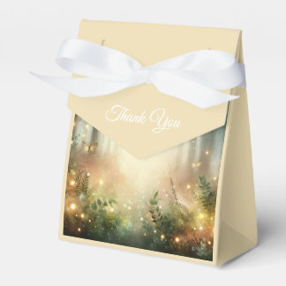 Mystic Forest Meadow Magic Wedding Favor Boxes