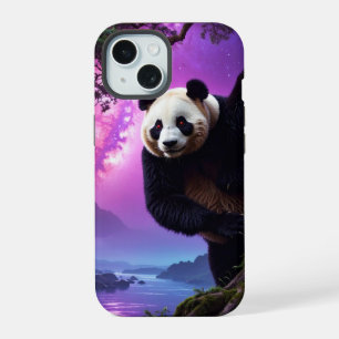 Mystic Forest Panda iPhone 15 Case