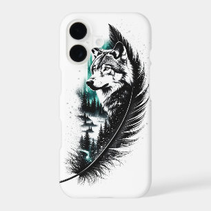 Mystic Forest Wolf Design iPhone 17 Case
