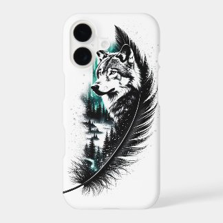 Mystic Forest Wolf Design iPhone 17 Case